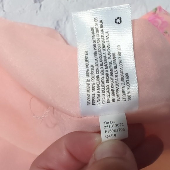 Loveshackfancy Target Womens Dress Pink Floral Barbie Prairie Fleur Midi Size 14 - Picture 10 of 16